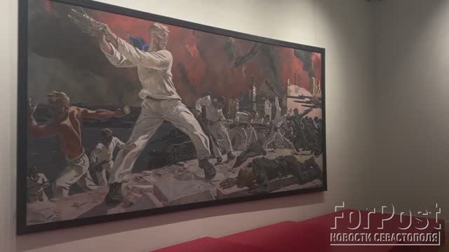 Открытие выставки картины Дейнеко в севастопольском музее Крошицкого