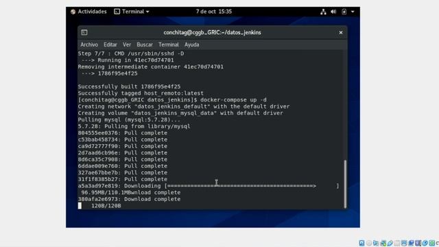 CREACIÓN DE UN SERVIDOR MYSQL EN DOCKER