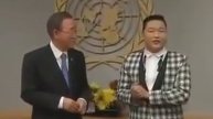 Генеральный секретарь ООН и корейский певец PSY