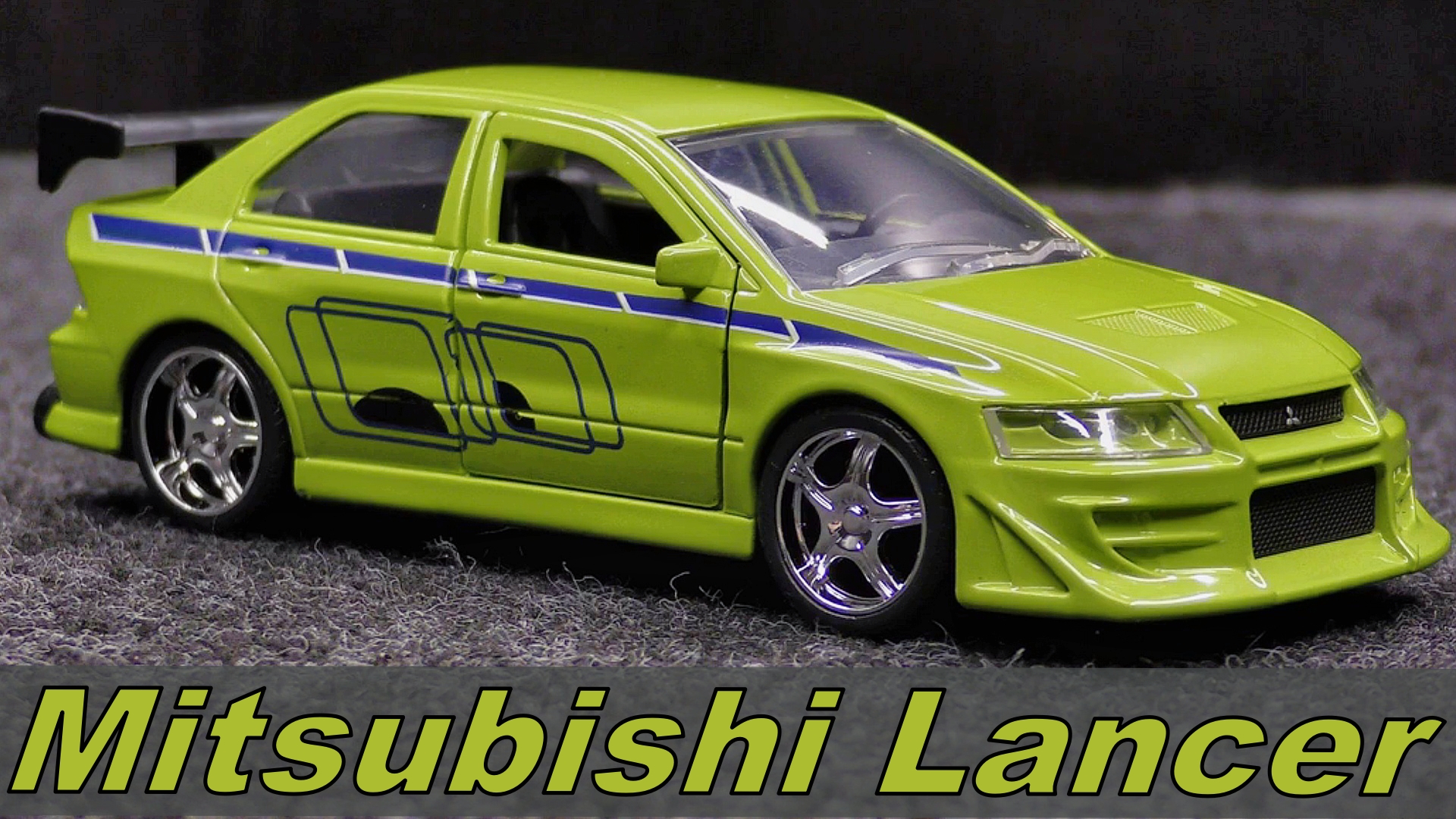Mitsubishi Lancer Evolution VII Модель машины Масштаб 1:32 Jada Мини-копия автомобиля