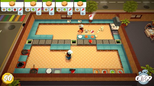 OVERCOOKED! - Who Put This Kitchen Together?!!! - Part 3 [Father and Son Gameplay]