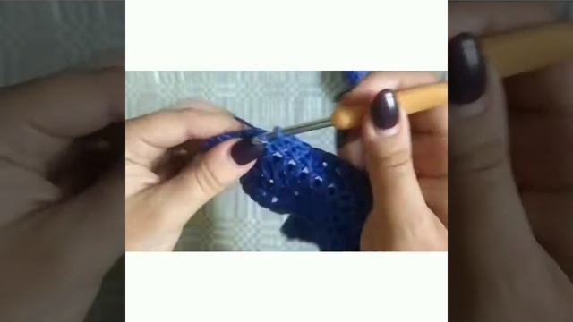 Ушки зайца крючком