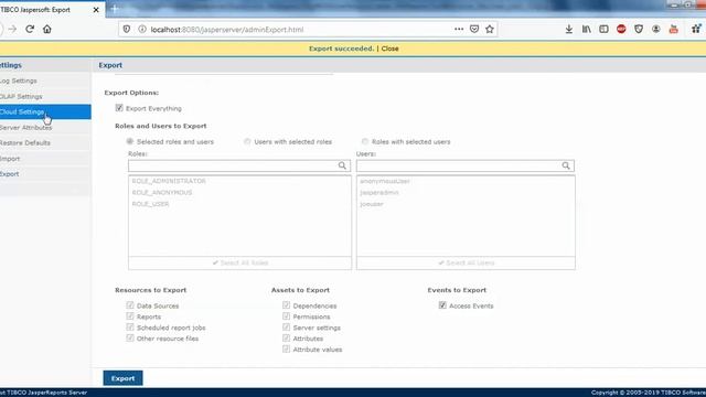 Part 8 - Export and Import Reports in JasperReports Server - Intact Abode