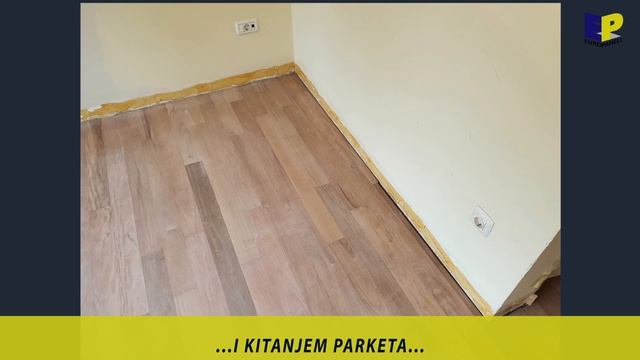 OBNOVA STAROG TIKOVOG PARKETA - LAKIRANJE POLUMAT LAKOM