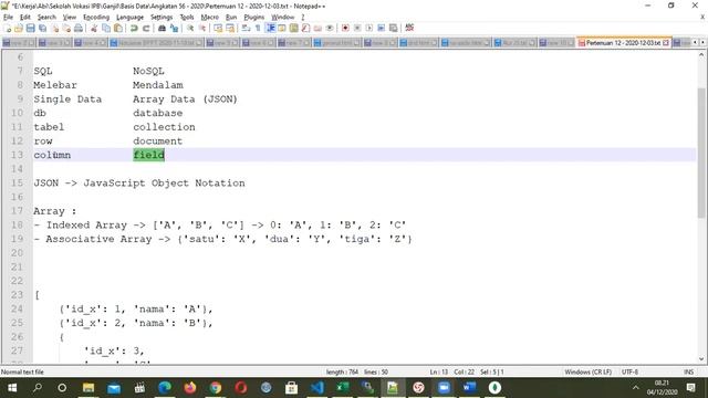 Basis Data: NoSQL
