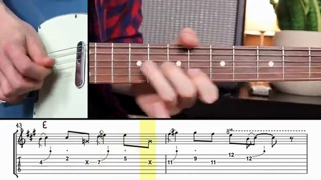 Country Guitar Solo In A Major (tab)