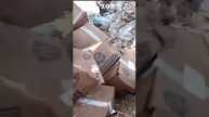 Гумпомощь для солдат СВО перемешали с мусором под Ростовом