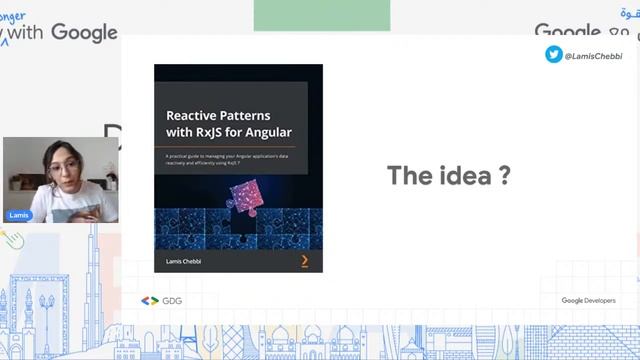 The journey of writing my first book "Reactive Patterns with RxJS for Angular" (Lamis Chebbi)