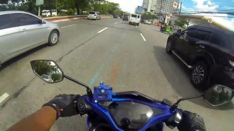 Cree L6X & Bosch EC6 installed on Yamaha Aerox 155