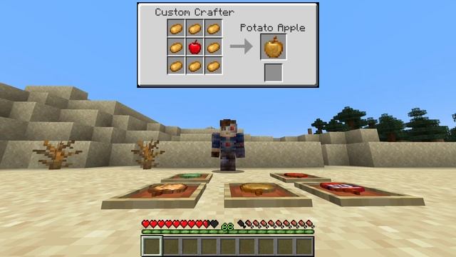 Minecraft But there are Moar Custom Apples [Datapack]