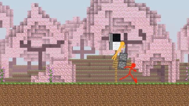 Stickman in Minecraft cave (Animation) episode 2
