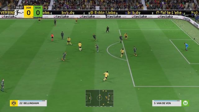 FIFA 23 Gameplay | Borussia Dortmund - VfL Wolfsburg | Bundesliga - 2023/2024