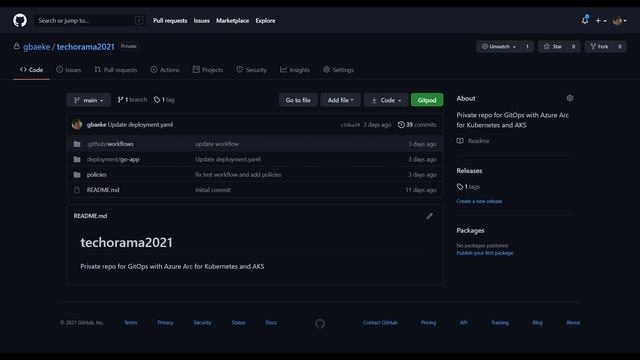 GitOps on Azure Arc-enabled Kubernetes