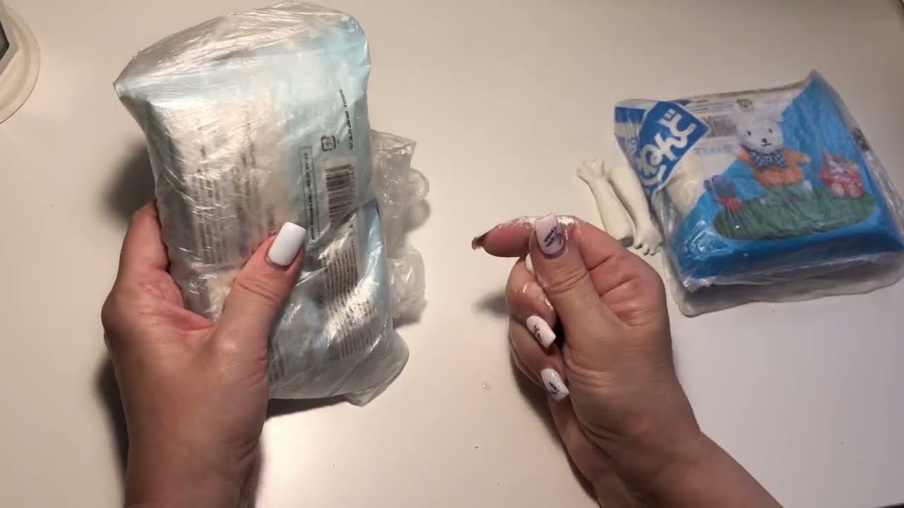 HandMade / Самозатвердевающая глина/Глина для лепки/ Куклы ручной работы / Обзор /распаковка