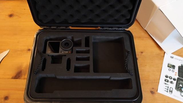 DJI Osmo Action 3 Storage Hard Case by LEKUFEE insert designed for the Action 3. First Look.