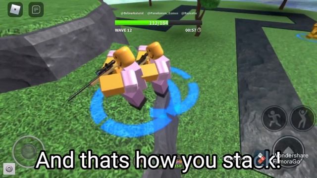 How to stack!  Roblox tds