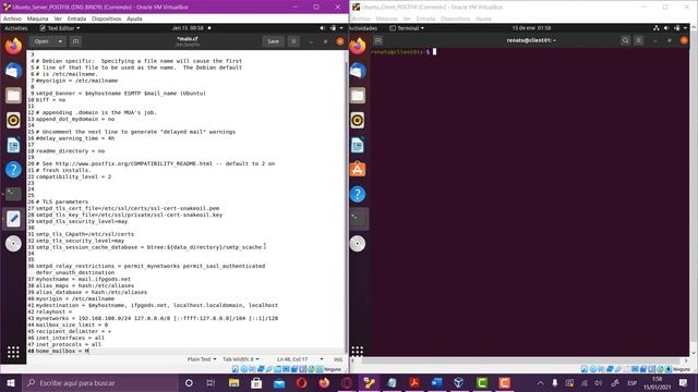 SERVIDOR DE CORREO LINUX - (POSTFIX, DOVECOT, THUNDERBIRD & GMAIL)