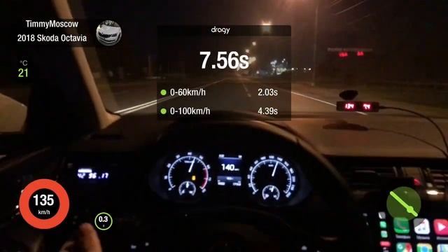 Skoda Octavia IS20 4x4 Revo 0-100