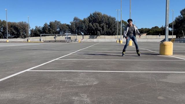 Learning to Inline Skate in 24 hours (1.5 Month Progression)