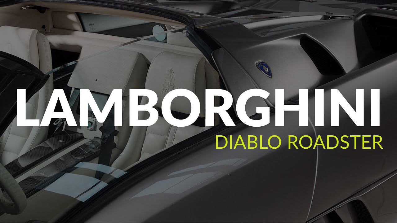 Первый Фешн Тест : Lamborghini Diablo Roadster