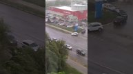 Воронеж накрыло опасное метеорологическое явление – на город опустился дождь с сильным ветром!
