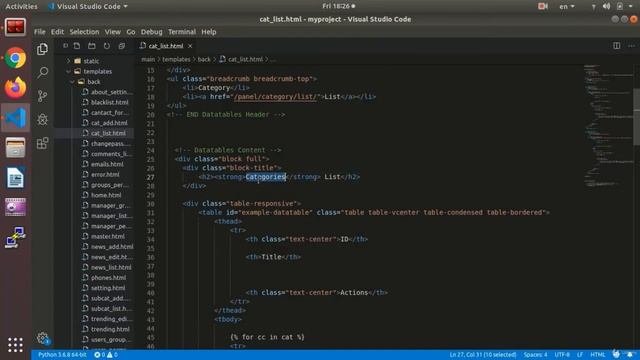 Export Csv Template  Python and Django