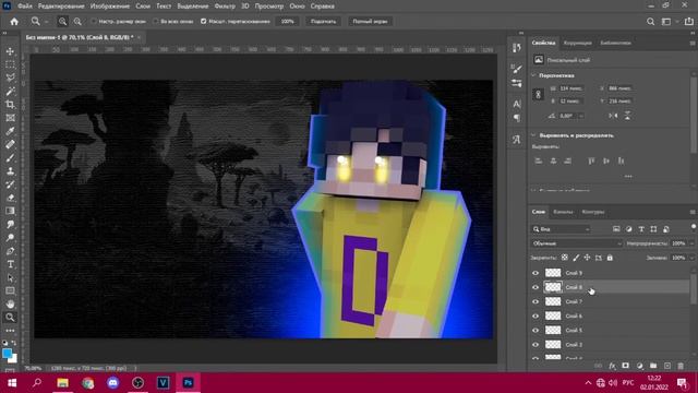 Как СДЕЛАТЬ КРУТОЕ ПРЕВЬЮ Майнкрафт? #2 - ФОТОШОП?