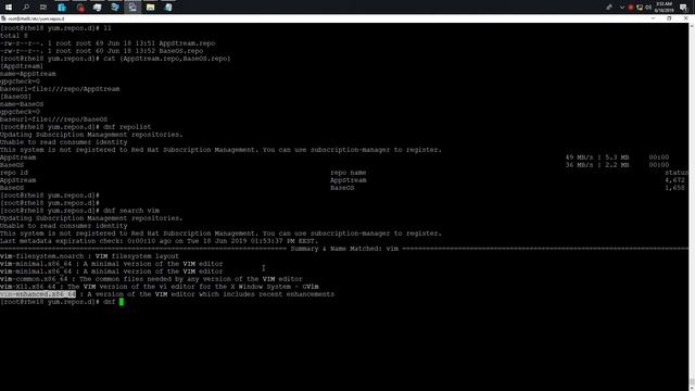 Создание локального репозитория yum на RHEL 8 с помощью DVD