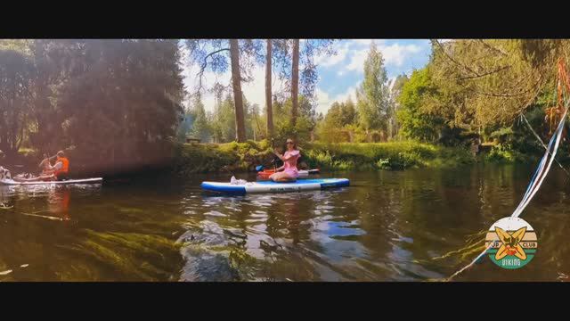 Фантастический сплав по р.Оредеж/Fantastic Rafting on the Oredezh River With a dream team