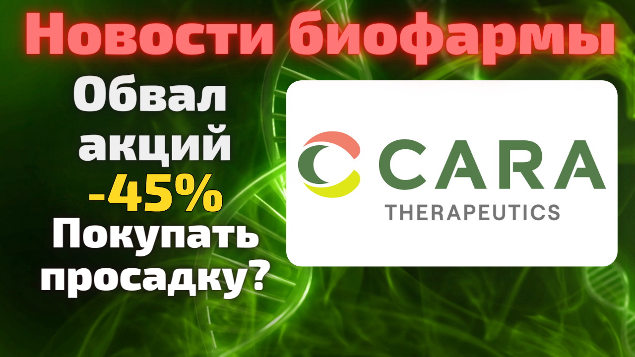 Cara therapeutics (CARA) причины падения акций компании. Стоит ли покупать в 2021 году?