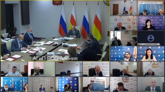 Заседание Правительства Республики Северная Осетия-Алания 10.09.2021