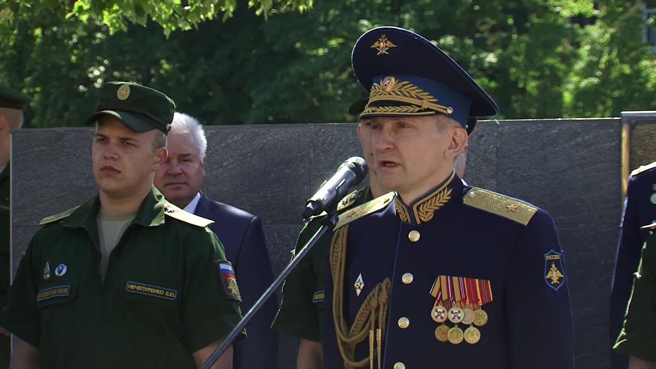 Принятие воинской присяги студентами экологического факультета РГГМУ