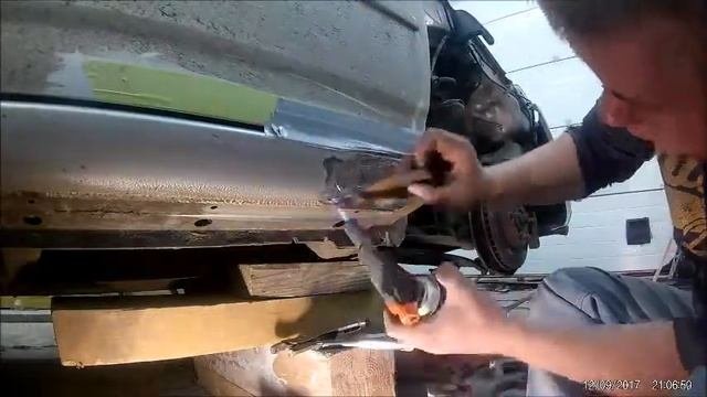 Ремонт порога Тоyota Corolla.