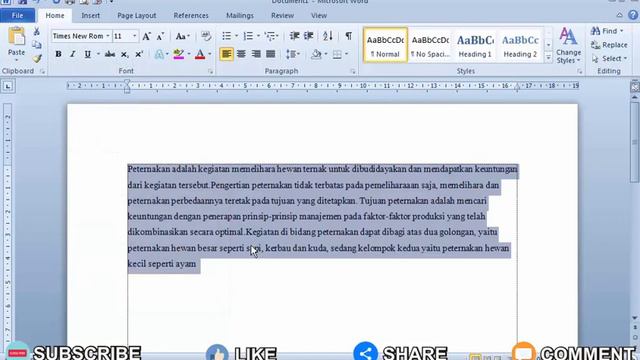 Cara Mengatur Ketikan di Word, Spasi 1.5, Times New Roman 12, dan Margin 4433