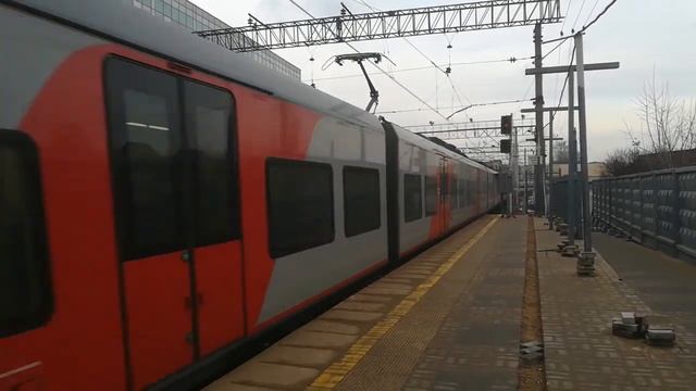 ЭС2Г Ласточка на МЦД-2 Каланчевская (1)
