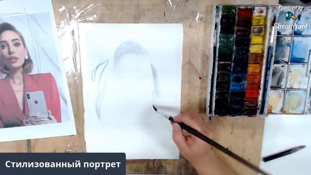 Рисуем стилизованный портрет!