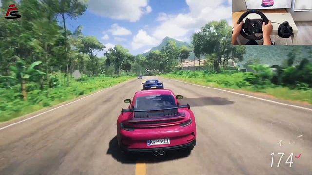 Porsche 911 GT3 992 (PTS Ruby Star) | 900 HP | 4K gameplay