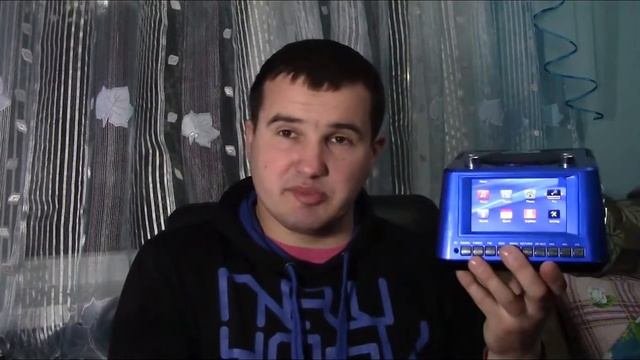 zBOGDANom - Цифровой Радиоприёмник с Видеоплеером Nns Ns-4646 Колонка с Дисплеем Видео