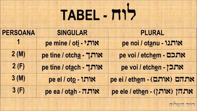 Cuvinte & Expresii Ebraice 3