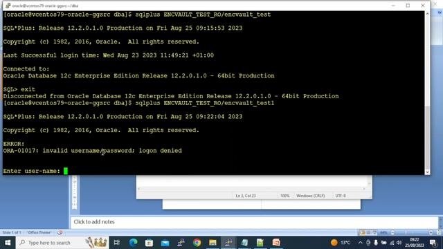 Oracle RDBMS 12.2 ORA_LOGON_FAILURES disable auditing