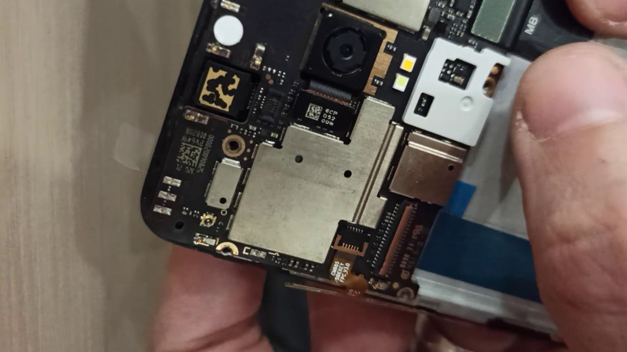 No light LCD button