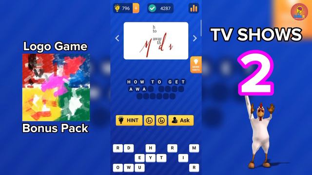 LOGO GAME, BONUS PACKS ANSWERS || TV SHOWS 2 #logogame