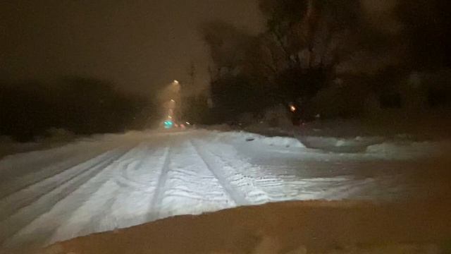 Subaru Ascent Driving Through 8" of Unplowed Snow (2/3/22)
