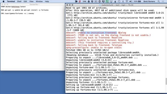 Docker Tutorial - Creating An Image