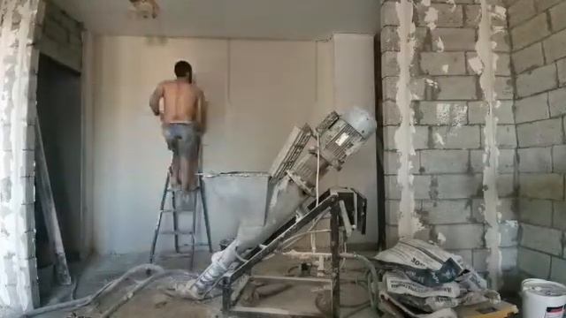 штукатурка стен под обои