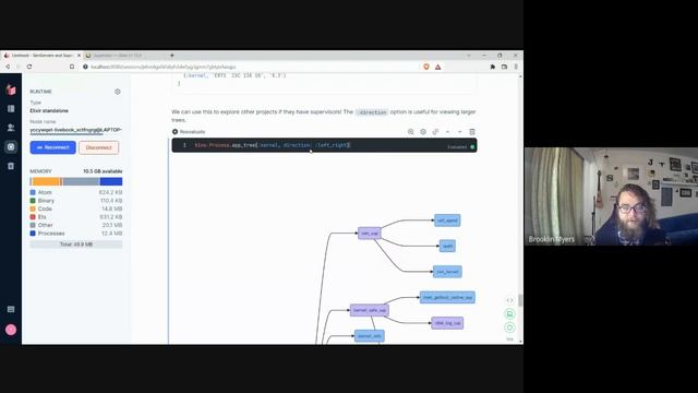 Introducing OTP with Livebook - Brooklin Myers. Beambasket Meetup