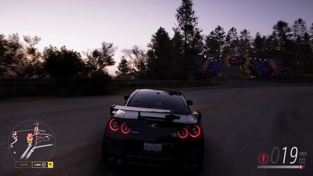 Showing the new Nissan G-TR Nismo 20 (35). Clip 1 ... next follow Forza Horizon 5
