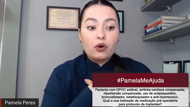 Contraindica implante em paciente que fez radio e quimio? / Qual medicação para paciente combo?