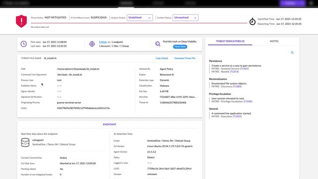 SentinelOne vs DarkRadiation | Ransomware Protection on Linux and Docker cloud containers