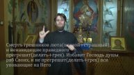 51 Смерть грешников люта и ненавидящия праведнаго прегрешат